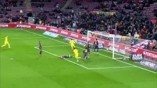 Te Gjith Golat FC Barcelona 3-2 Villareal CF (LaLiga) CampNou Video 1080pHD 01.02.2015