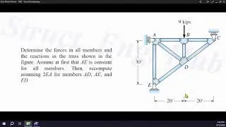 Structural Analysis with Ftool  - Session 6
