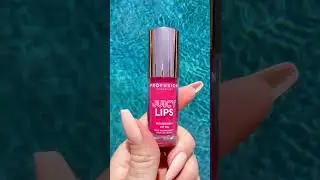 Juicy Lips lip oil by the pool with 
