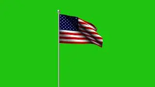 USA Flag Green Screen | usa flag waving green screen | united states of america flag green screen