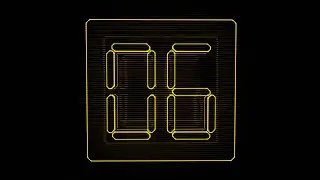 Digital Countdown 10 to 0 - Motion Graphics in Blender