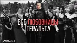 ALL OF GERALT'S LOVERS | THE WITCHER STORIES | GWENT