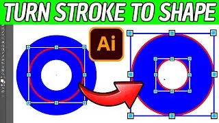 How To Convert Stroke Into Shape In Illustrator 2026 (Very Easy)