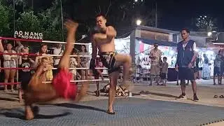Raw Muay Thai Training Bout In Thailand