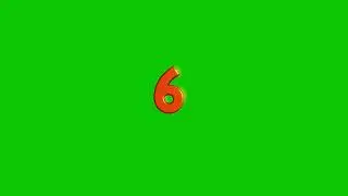 Number Counting Green Screen Effect