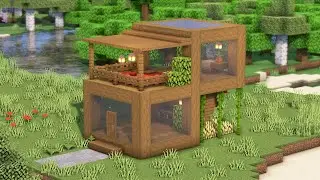 Minecraft: How To Build a Spruce House | Simple Tutorial
