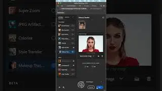 Makeup transfer in photoshop
