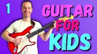 Guitar Lesson For Kids - Part 1 - Absolute Beginner Series 