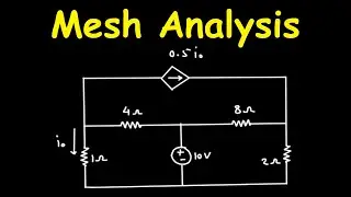 Mesh Analysis with Dependent Current Source
