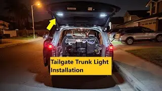 Installation: Toyota Sienna 2022 Tailgate Trunk Light