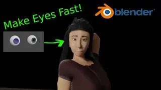 Create Eyes FAST and EASY in Blender 3.3 (Quick Tip 2)