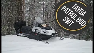 Обзор ТОП утилитарного снегохода от РМ - TAYGA PATRUL 800 SWT!