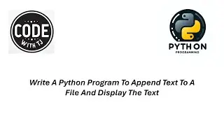 Write A Python Program To Append Text To A File And Display The Text