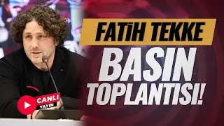 Fatih Tekke Press Conference | Trabzonspor 4-0 Kayserispor | LIVE BROADCAST