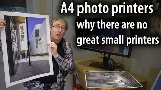 Where are the high quality A4/letter photo printers? Why might you need a larger printer for quality