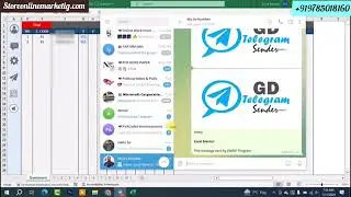 telegram 10thimage with text sender using Excel