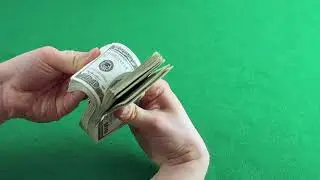 Counting Money Green Screen