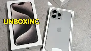 Rasanya UNBOXING Natural Titanium Iphone 15 Pro Max ‼️CANADA