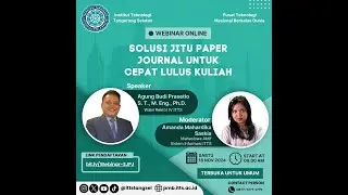 Webinar - Solusi Jitu Paper Journal untuk Cepat Lulus Kuliah