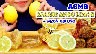 ASMR SARANG MADU LEMON DAN ABON GULUNG || Review bodycare Scarlett varian coffee