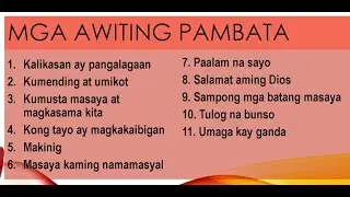 Mga awiting pambata (Audio only) The Learning Tree
