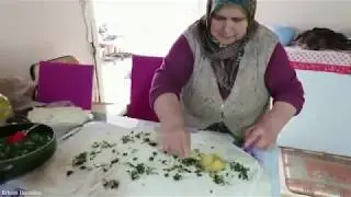 ıspanaklı börek tarifi öğlen yemeği günlük vlog