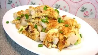 Hawker style Chai Tow Kway 炒菜头糕!