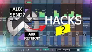 Como Aprender a Usar AUX1 - AUX2 Busses & Envios WaveformFree11➰