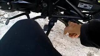 Skygo Boss 150 Bukid, DIY Centerstand Bumper Test no more clacking chain
