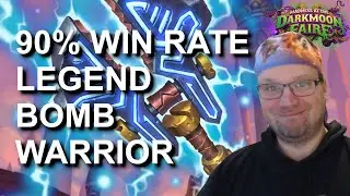 Legend Bomb Warrior deck guide and gameplay (Hearthstone Darkmoon Races)