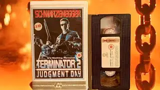 Terminator 2: Judgment Day (1991) UK VHS Rental Tape and Opening