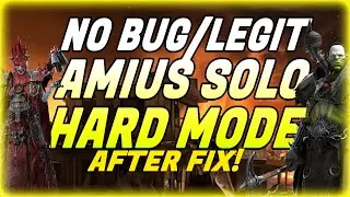PLARIUM CANT STOP ME FROM SOLOING AMIUS HARD MODE! AFTER FIX! TEST SERVER! RAID SHADOW LEGENDS
