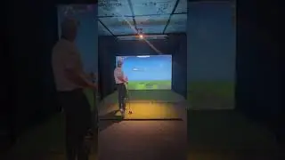Cool Golf Simulator at DC Sports Complex Dallastown Pa #golfswing #simulator #golfer