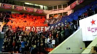 7-ая игра. ПХК ЦСКА - ХК Металлург (Магнитогорск) | 19.04.2016 Обзор трибуны