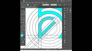 Monogram letter S C logo Design #shorts #illustrator #tutorial