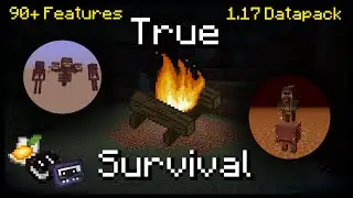 True Survival Mode | 1.18 Minecraft Datapack | Trailer