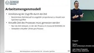 Vorlesung Betriebssysteme – 09.2, 10.1 Systemsicherheit