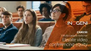 INOGENI CAM 230 for 3x USB/HDMI cameras solutions - Educational and large videoconference room