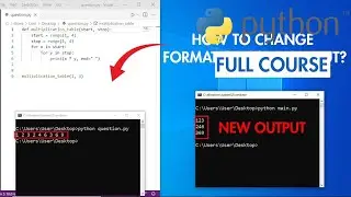 Formatting Python code output in matrix form