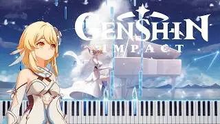 Destined Parting – Genshin Impact | Piano Tutorial [Intermediate]