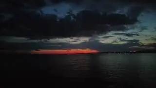Летний закат над Волгой. Волжское очарование