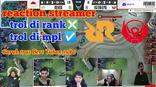 REACTION STREAMER RRQ VS BIGETRON ALFA