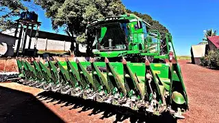 DEIXANDO A COLHEITADEIRA NO JEITO PARA SAFRINHA 2024🤠🌽🙏🏼!!! EP 338