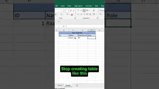How to arrange borders automatically 🙏 #excel #shorts #ytshorts #exceltipsandtricks