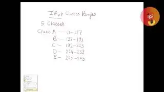 IPv4 Classes and Ranges