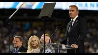 Kevin Costner’s emotional Tribute to Vin Scully at Dodger Stadium