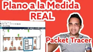 Cableado estructurado de REDES en Packet Tracer | Configurar Medidas Reales en el Plano