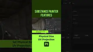 Substance Painter New Feature: Physical Size with UV Projection