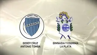 Fútbol en vivo. Godoy Cruz vs. Gimnasia LP. Fecha 14. Torneo de Primera División 2016/2017. FPT