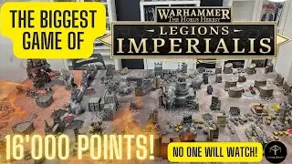 Legions Imperialis - 16'000 Point Battle Report - The Great Slaughter